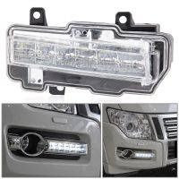 LED DRL Light for Mitsubishi Pajero 2015 2016 2017 2018 2019 2020 Daytime Running Light White Fog Light Headlight Car Accessorie Projector Mounts