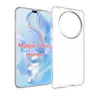 เพื่อ Honor Magic5 Pro เคสโทรศัพท์ TPU เนื้อกันน้ำขนาด: สำหรับ Honor Magic5 Pro (โปร่งใส) (จัดส่งเร็ว)