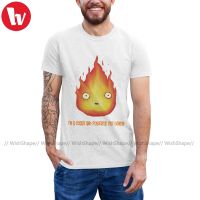 Calcifer T Shirt I Am A Scary And Powerful Fire Demon T-Shirt Print 100 Percent Cotton Tee Shirt Tshirt