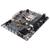 B75 BTC Mining Motherboard+Random CPU LGA1155 8XPCIE USB Adapter Support 2XDDR3 MSATA B75 USB BTC Miner Motherboard