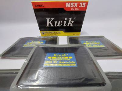 แผ่นปะยางเรเดียล ขนาดใหญ่ อย่างหนา 4ply  KIWK MSX-35 ขนาด 122×175มม.