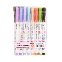 8 Colors Low-Odor Dry Erase Markers, Whiteboard Erasable Marker Pens Set, Ultra Fine Tip, Assorted Colors