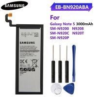 SAMSUNG Original EB-BN920ABE 3000MAh แบตเตอรี่ Samsung Galaxy Note 5 N9200 N920T N920C N920P Note5 SM-N9208โทรศัพท์มือถือ + เครื่องมือ