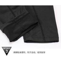 New Product Best-Selling Mens Fitness Trousers with Pockets Running Training Sports Elastic Wicking Quick-Drying Tight Trousers NBvlTH