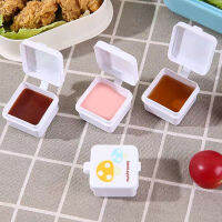 [pl]? 1PC มินิซอสมะเขือเทศกล่องแบบพกพาสลัดขนาดเล็กคอนเทนเนอร์ Bento BOX เครื่องปรุงรสขวดอุปกรณ์ Jar