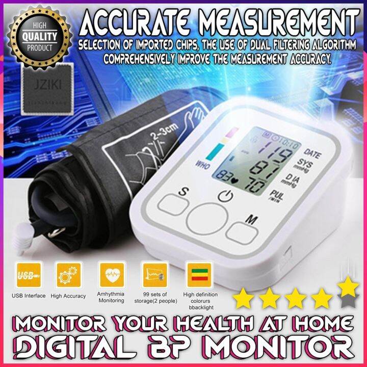 100 Automatic Electronic Digital Blood Pressure Monitor Arm Blood