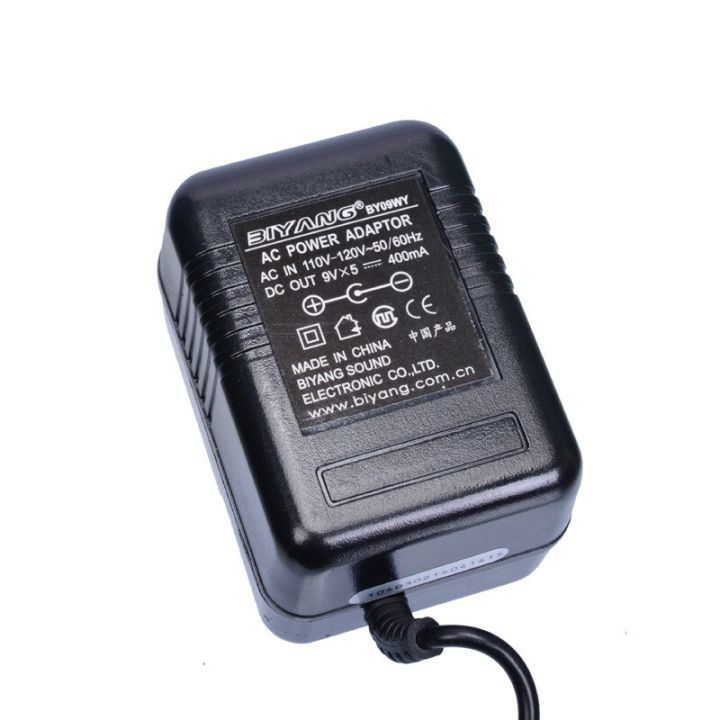 biyang-110v-ac-power-supply-adapter-us-plug-dc-9v-5-way-out-for-guitar-effects-pedals-fonte-pedal