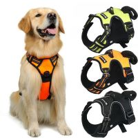 【jw】►₪ No Pull Dog Harness Proof Adjustable with Handle Reflective Oxford Walking Chest Straps Supply