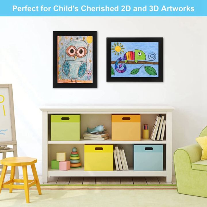 kids-art-frames-front-opening-kids-artwork-frames-changeable-artwork-display-storage-frame-for-a4-paper-2pcs