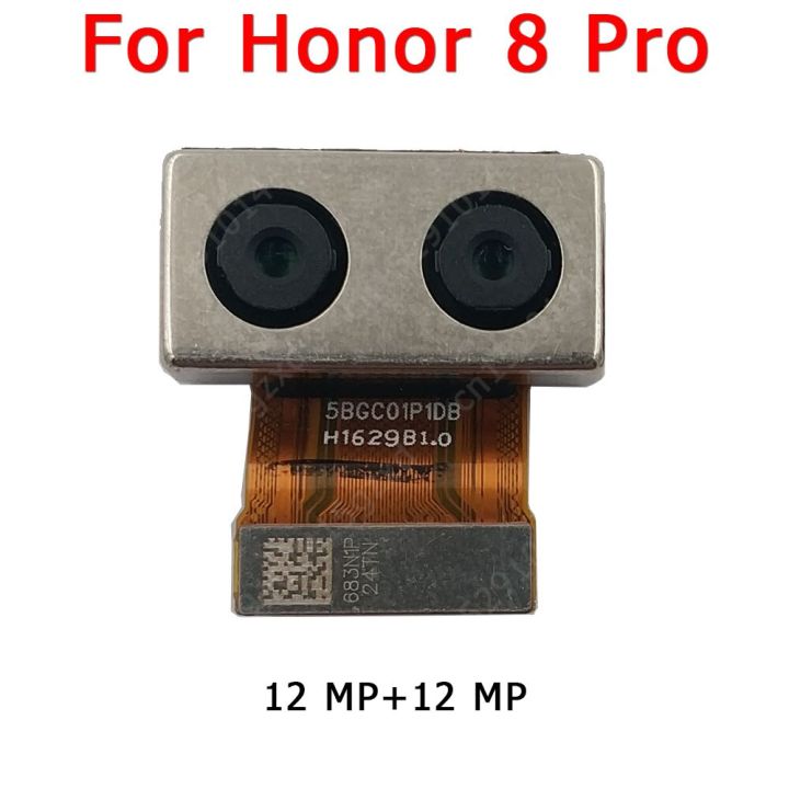 กล้องด้านหน้าด้านหลังของแท้สำหรับ-honor-8-pro-8pro-โมดูลกล้องหันหน้าหลักสายเคเบิลงอได้อะไหล่สำรอง