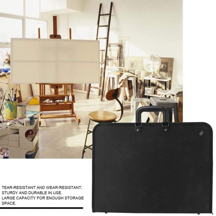 art-portfolio-case-with-zipper-artist-carrying-case-poster-board-tote-bag-for-art-storage-folder