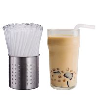 Plastic Straws Milkshake Bubble Wide Disposable Bubble Tea Drinking Straw Large 50pcs Set Bpa Free Individually Wrapped