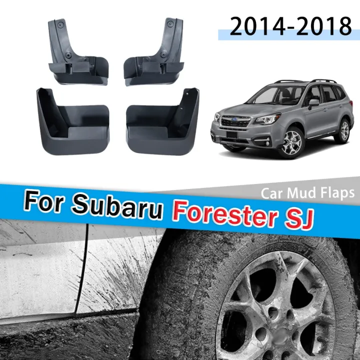 Car Mudflap for Subaru Forester SJ 20142018 Fender Mud Guard Flap