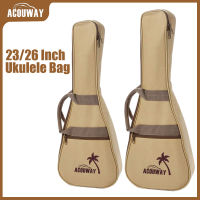 Ukulele Bag 23/26นิ้ว Portable Waterproof Shoulder Bag Single Layer Bag Shoulder Bag Padded