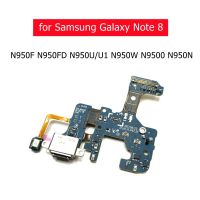 สำหรับ Samsung Galaxy Note 8 N950F N950FD N950U/U1 N950W N9500 N950N USB ที่เชื่อมต่อพอร์ตเครื่องบรรจุไฟสายเคเบิลงอได้แท่นชาร์จ USB สายเคเบิลงอได้การซ่อมอะไหล่