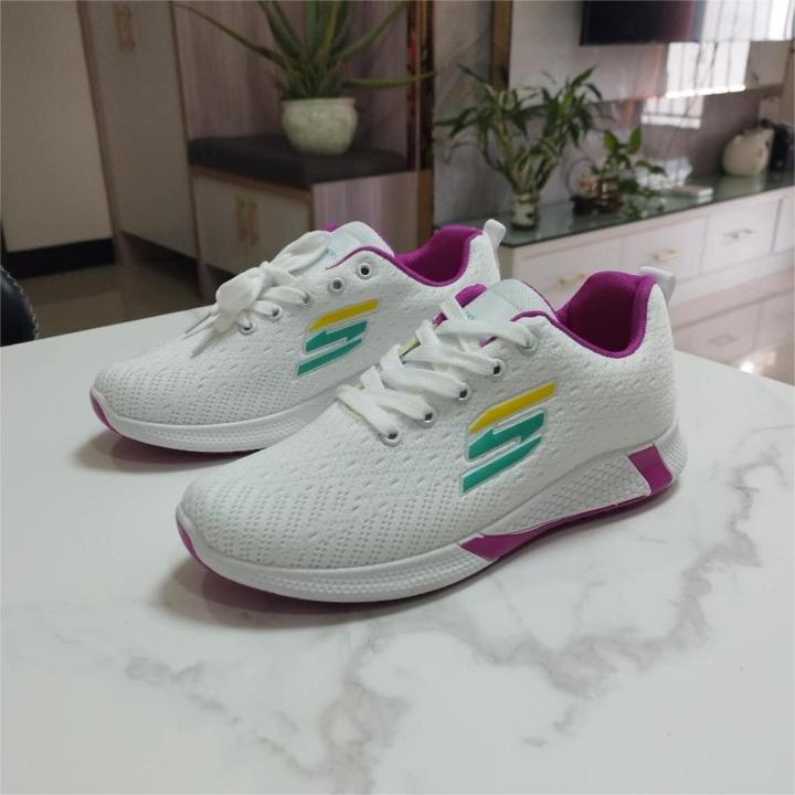 Fashion Skechers 2108 Flyknit Rubber Fashion Running Shoes Design For Women  | Lazada Ph