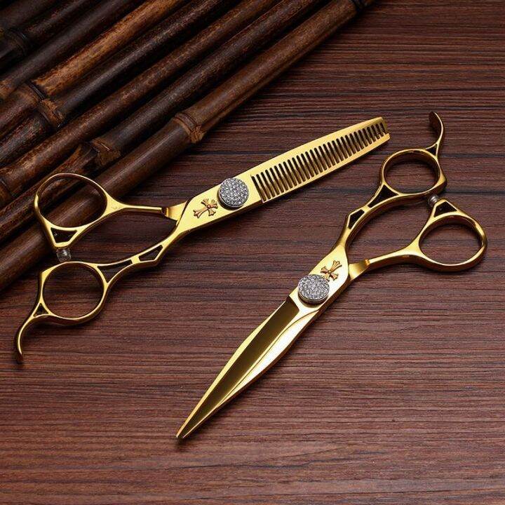 high-end-authentic-japanese-import-steel-man-hairdressing-scissors-professional-hairdresser-barber-special-flat-scissors-tooth-scissors-thinning-set