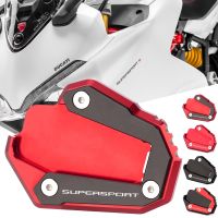 ♛ Accessories Side Stand Enlarger Kickstand Plate Pad Motorcycle For Ducati Supersport 950 Supersports Supersport S