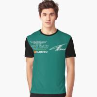 are 2023 High quality clothes popular F1 race suit Fernando Alonso Aston Martin 14 F1 2023 graphic T-shirt