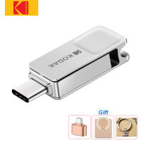 KODAK K223C Metal USB Flash Drive 32GB 64GB 128GB USB3.1 Memory stick OTG U Disk mini pendrive For Type-C device mac smartphone