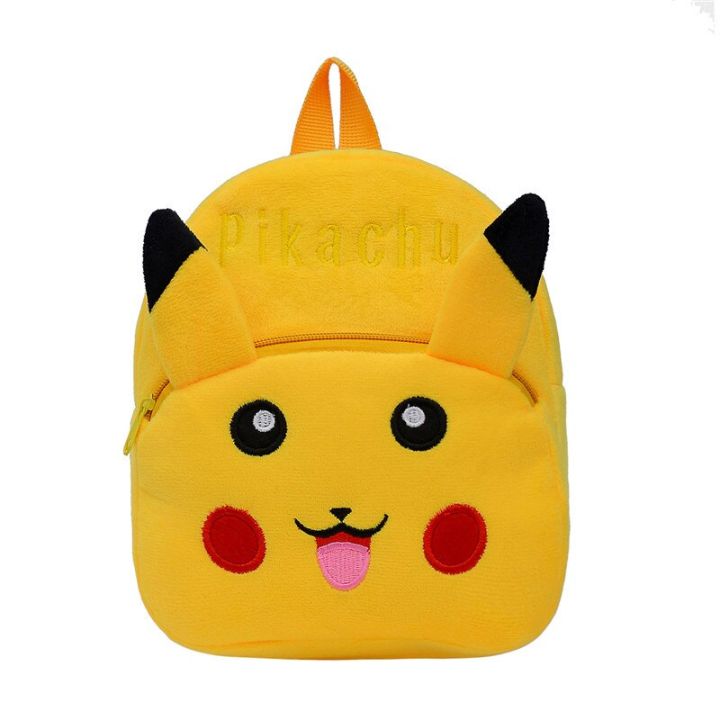 pok-mon-pikachu-กระเป๋าเป้สไปเดอร์แมนของเล่นเด็กกระเป๋านักเรียนตุ๊กตาผ้าเป้ซานริโอของขวัญวันเกิดสำหรับเด็ก