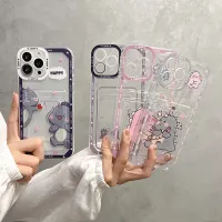 Card Holder Clear Case For Realme C21 Funda Realme C35 8 C21Y C11 C15 C33 Capa OPPO A53 A54 A74 A9 2020 A94 Wallet Pocket Covers