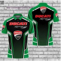 New Ducati diavelnever stopmens us 3d polo shirt