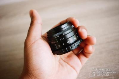 ขายเลนส์มือหมุน ราคาเบาๆ Fujian 35mm F1.6 สำหรับถ่ายหน้าชัดหลังเบลอ สำหรับใส่กล้อง Fujifilm Mirrorless ได้ทุกตัว