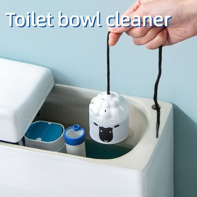 【LZ】 Solid Toilet Cleaning Spirit Small Sheep Shape Deodorant Blue Water Cleaning Toilet With Rope Easy To Operate Aging 90 Days