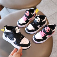 Fashion 3D Panda Kids Sneakers Cartoon PU Breathable Sport Shoes For Girls Boys Soft Sole Anti Slip Children Running Shoes