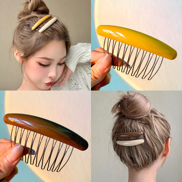 ร้านไทย~💕🇹🇭 Korean seamless hair comb ขนาด 8.5 cm.หวีสับ หวีเสียบ หวีสับเกาหลี  หวีแคนดี้ หวีเก็บ หวีผม | Lazada.co.th
