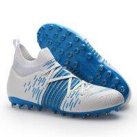 ⚽รองเท้าฟุตบอลเวิลด์คัพ Massey Nail เล็บยาว Tf สั้น Studs นักเรียน X19 Neymar Soccer เวอร์ชันนักเรียน