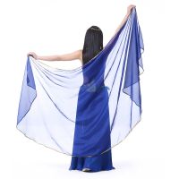 1pcs free shipping woman belly dancing chiffon veil Dance Dancing Costume Chiffon Shawl Veil 250x120CM