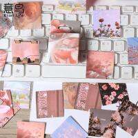 46 Pcs/box gentle pink Scenery Decorative boxed Sticker Scrapbooking Label Diary Stationery Album Journal Planner Stickers Labels