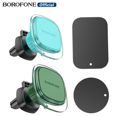 BOROFONE ที่ยึดโทรศัพท์ในรถช่องระบายอากาศแม่เหล็กที่วางโทรศัพท์ในรถ BH82สำหรับ iPhone Samsung Huawei Vivo Oppo แม่เหล็กที่จับโทรศัพท์มือถือสมาร์ทโฟนทุกรุ่น