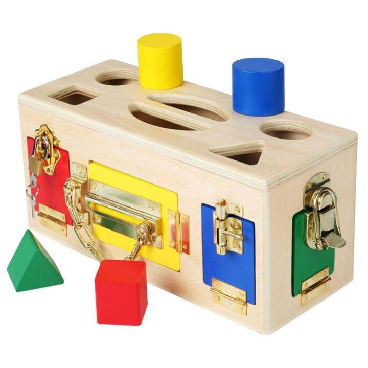 Locks and Latches Activity Board Toddler Wooden Montessori Toys