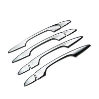 8Pcs Car Handle Exterior Door Panel Pull Trim Cover For Mitsubishi Outlander 2022 ABS Chrome Auto Replacement Parts