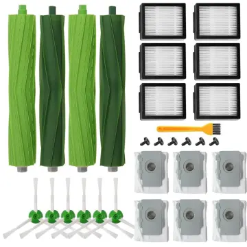 For iRobot Roomba Replacement Parts Side, Roller Brushes, Filters E5 E6 E7  i3 +