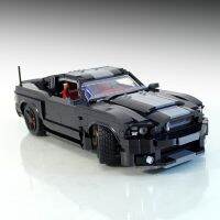 ผู้เชี่ยวชาญใหม่ GT500 MOC Ford Shelby ดัดแปลงจาก10304 Camaro Z/ 28 1969ไอคอนชุดบล็อกตัวต่อโมเดลรถยนต์ของขวัญของเล่น DIY