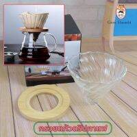 Gion-ดริปเปอร์ แก้ว กาแฟดริป กรวยดริปกาแฟ ขนาด 2-4 ถ้วย Glass Coffee Dripper