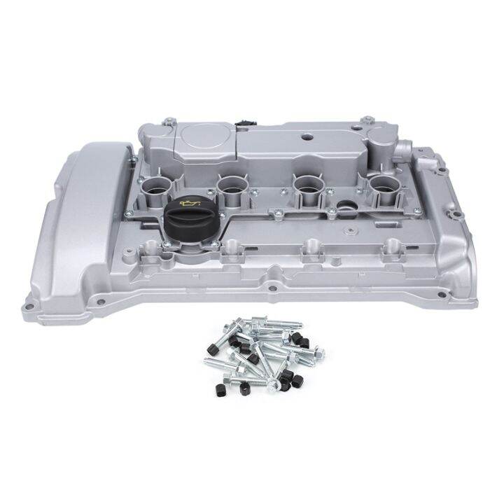 Aluminum Double Valve Petrol Engine Cylinder Valve Cover & Amp,Gasket