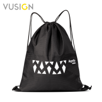 Vusign กระเป๋าเป้สะพายหลังผ้าแบบเชือกหูรูด กระเป๋าหูรูดกันน้ำ กระเป๋าหูรูด จุของได้เยอะ น้ำหนักเบา กันน้ำ Drawstring Backpack