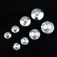 ☾﹍ 10sets Crystal Buckles Glass Buttons Diamond Nails Decorative Pins Knot 16mm/18mm/25mm/30mm Decoration Pushpins tacks boxes wine