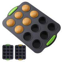 [Free ship] strip with silicone muffin cake mold mini non-stick round high temperature resistant baking tool