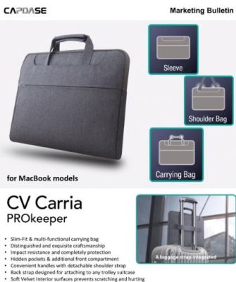 Capdase CV Carria Prokeeper for Macbook 13”/14"