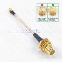 MHF SW-23 SW23 Micro RF Coax to RP-SMA Female Bulkhead With 1.78mm RG178 Coaxial Cable Kable 50Ohm IPX IPEX Wifi Antenna Coaxial Cables