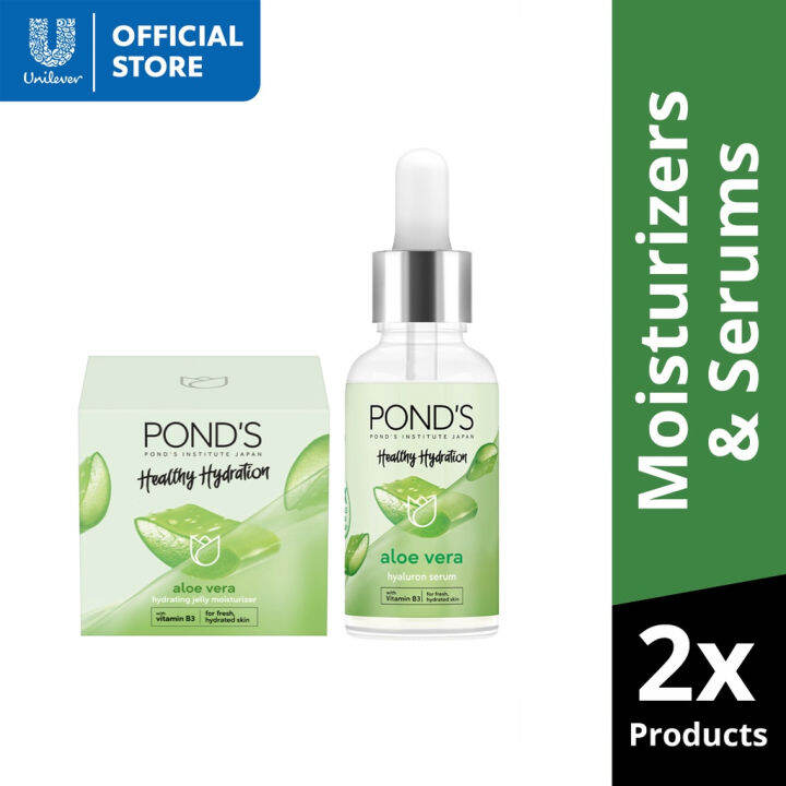 [PROMO BUNDLE] Pond's Moisturizers & Serums Aloe Vera Lazada PH