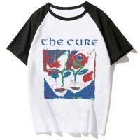 The Cure เสื้อยืดผู้หญิงเสื้อยืดดีไซเนอร์แนวสตรีทแวร์ฤดูร้อนเสื้อผ้ากราฟิกแนวฮาราจูกุสำหรับผู้หญิง