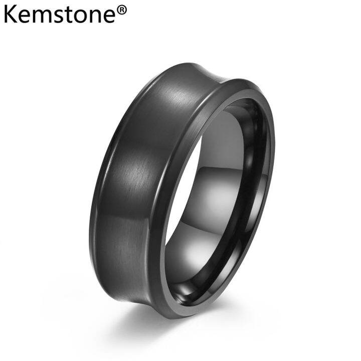 Kemstone Outer Concave Inner Convex Unisex Female Male Stainless Steel