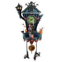 Wall Clock Decor Portable Sturdy Halloween Wooden Clock Reusable Farmhouse Halloween Clock Decor Multifunctional Handmade Home Decoration for Halloween Party Decor efficiently